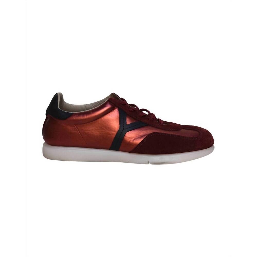 NEW SAYDO women's zelk satin sneaker in wine